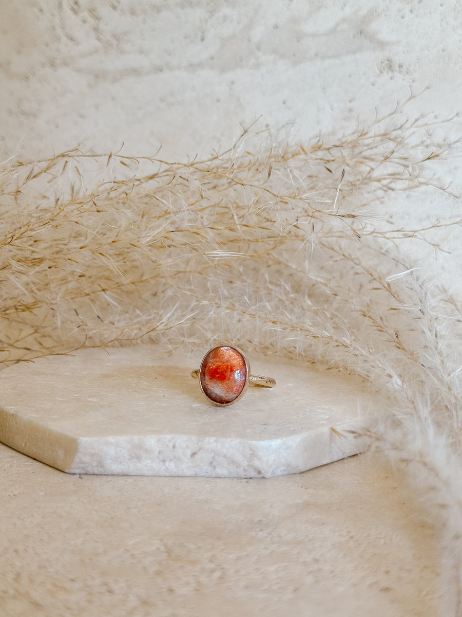 Bali Sunstone + 14k Gold Filled Ring