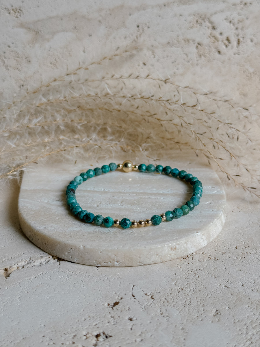 Chrysocolla Illumination Bracelet